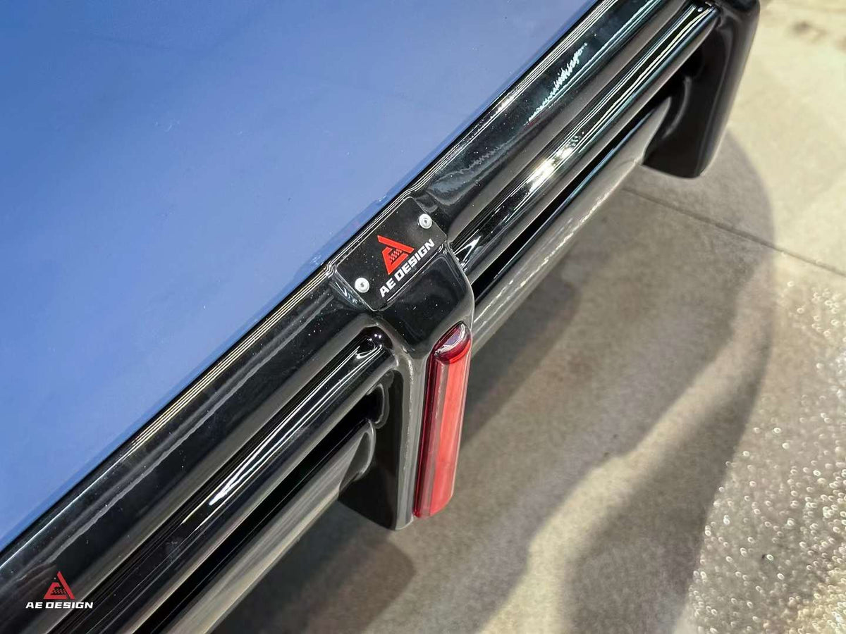 AERO DESIGN - BMW I4 G26 GLOSS BLACK REAR DIFFUSER - Aero Carbon UK