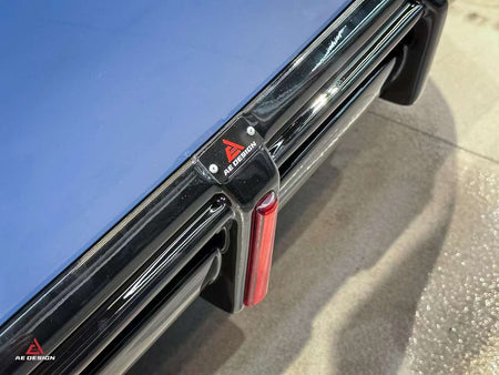 AERO DESIGN - BMW I4 G26 GLOSS BLACK REAR DIFFUSER - Aero Carbon UK