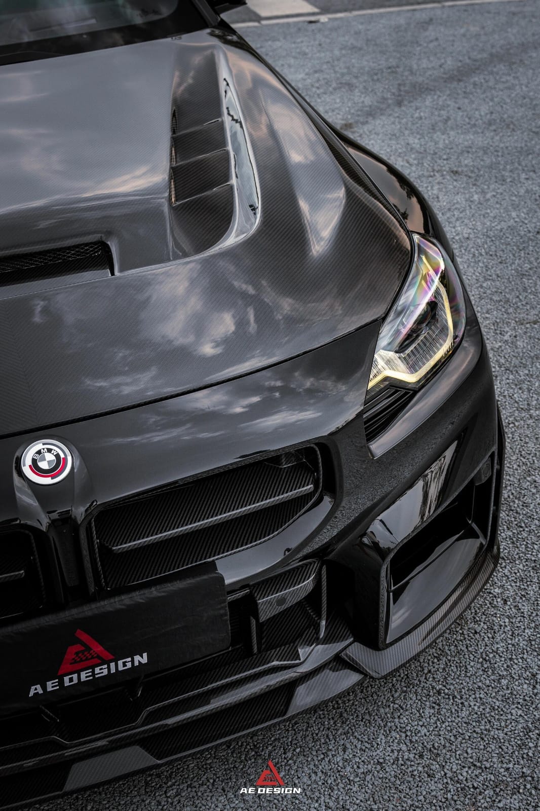 AERO DESIGN - BMW M2 G87 / 2 SERIES G42 DRY CARBON FIBRE FRONT HOOD BONNET - Aero Carbon UK