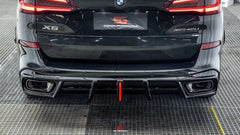 AERO DESIGN - BMW X5 G05 GLOSS BLACK LED REAR DIFFUSER - Aero Carbon UK