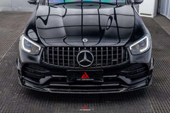 AERO DESIGN - MERCEDES BENZ GLC43 CARBON FIBRE FRONT CANARDS - Aero Carbon UK