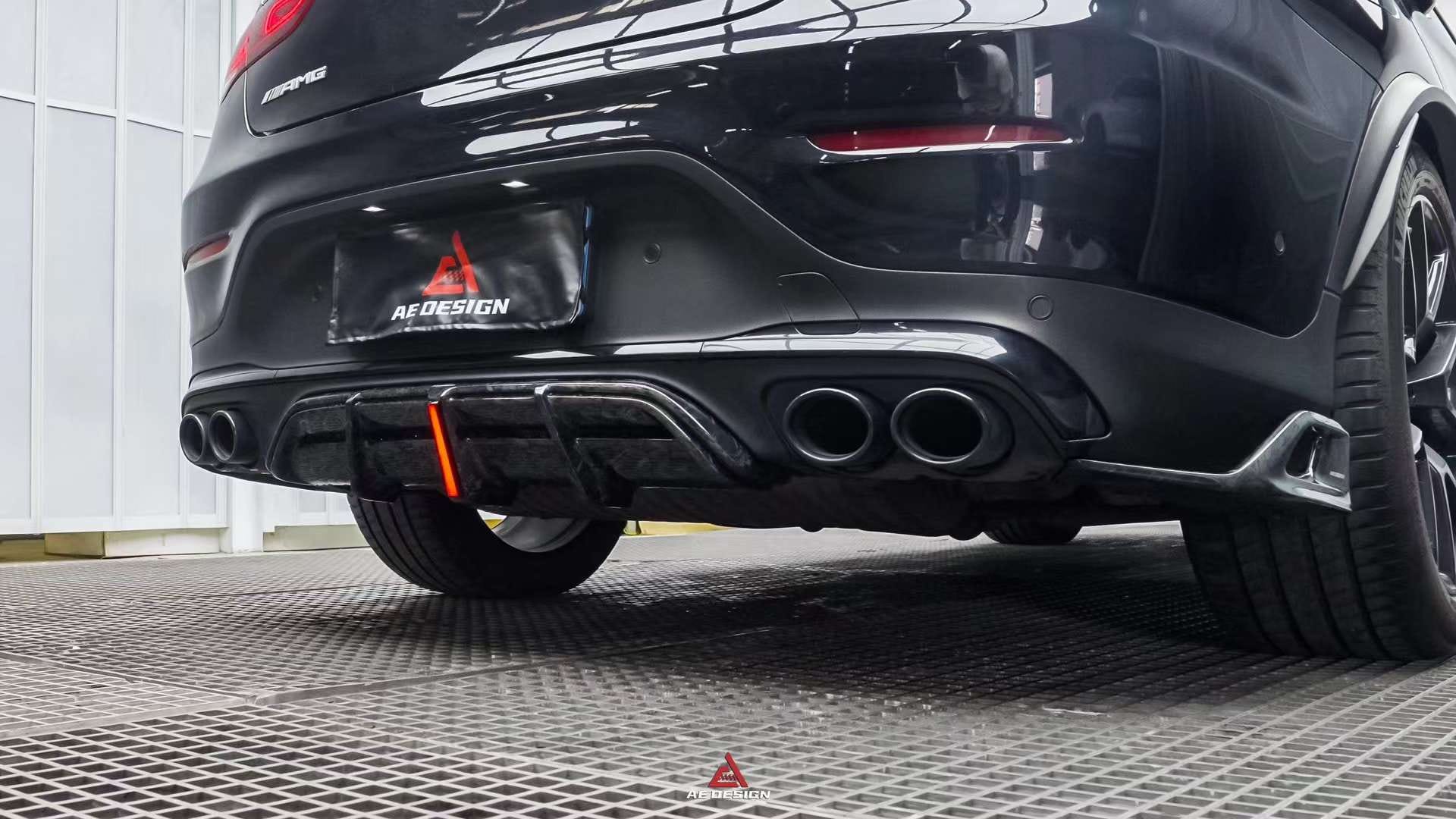 AERO DESIGN - MERCEDES BENZ GLC43 CARBON FIBRE REAR DIFFUSER - Aero Carbon UK