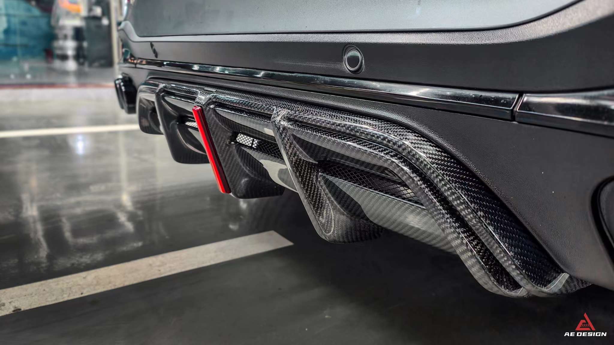 AERO DESIGN - MERCEDES BENZ GLC43 CARBON FIBRE REAR DIFFUSER - Aero Carbon UK