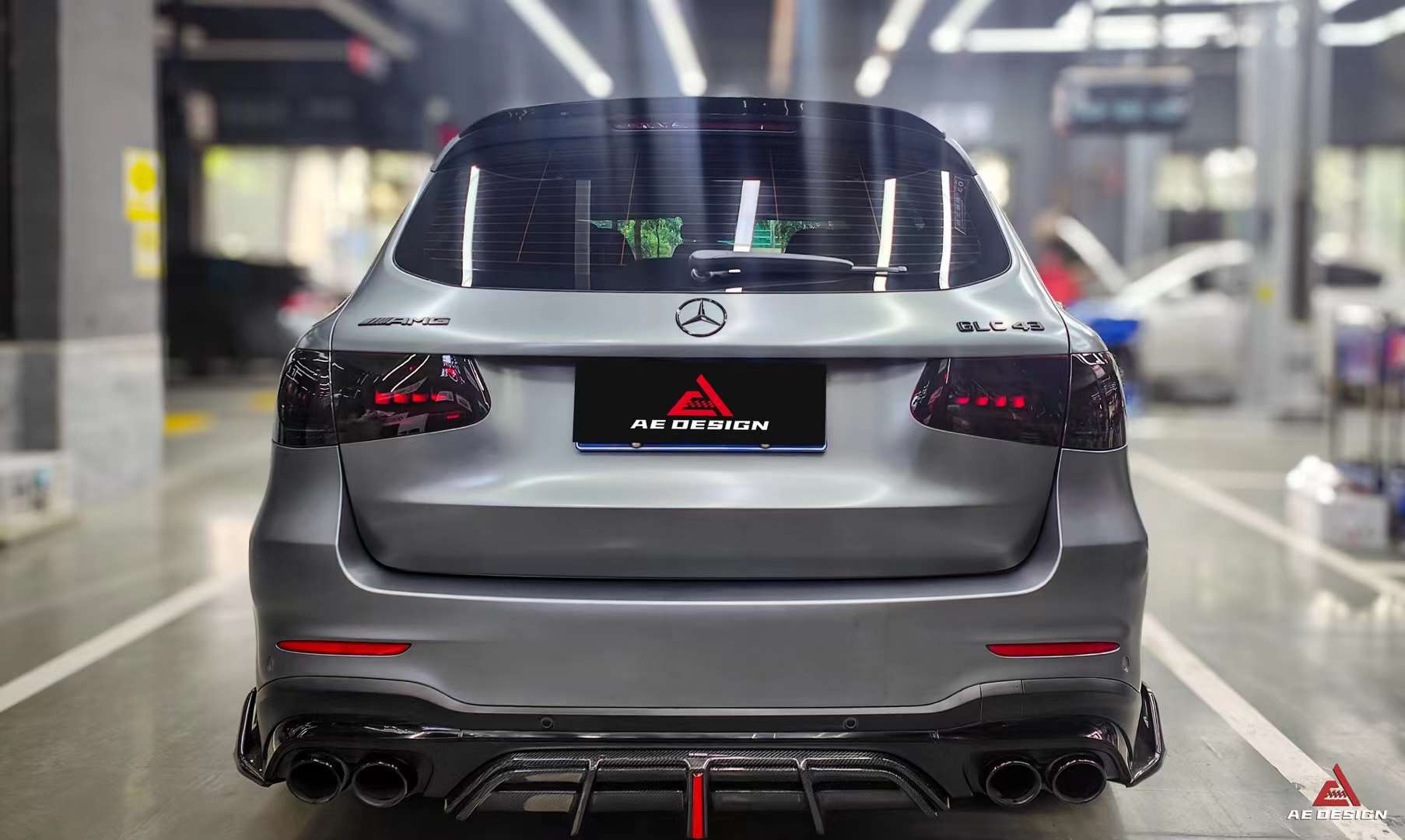 AERO DESIGN - MERCEDES BENZ GLC43 CARBON FIBRE REAR DIFFUSER - Aero Carbon UK