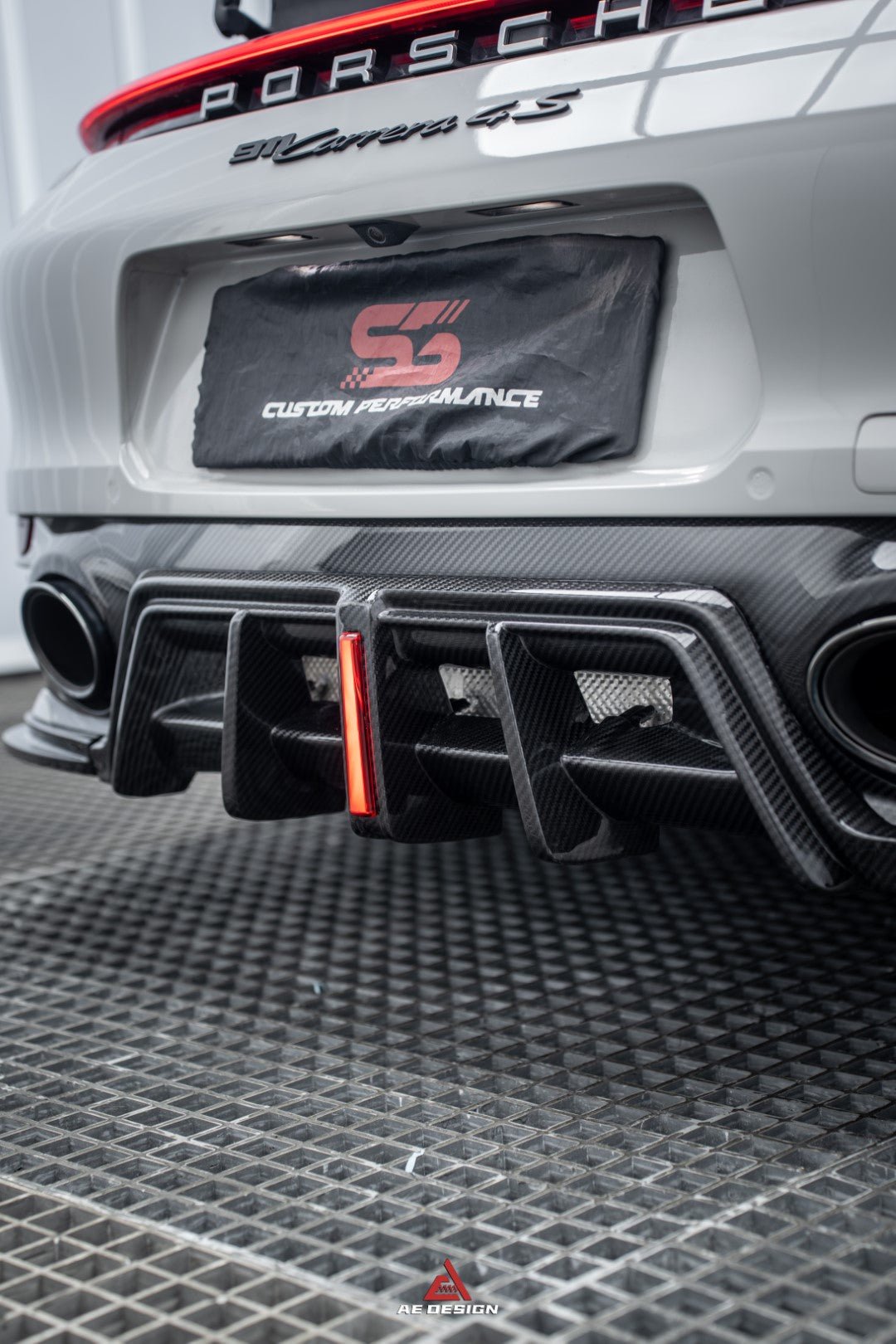 AERO DESIGN - PORSCHE 911 922 CARRERA CARBON FIBRE REPLACEMENT REAR DIFFUSER - Aero Carbon UK