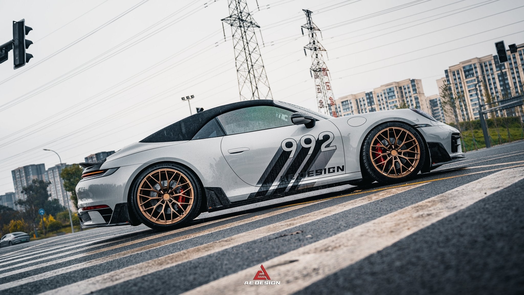 AERO DESIGN - PORSCHE 911 992 CARRERA/4/S/4S/GTS CARBON FIBRE SIDE SKIRTS - Aero Carbon UK