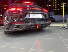 AERO DESIGN - PORSCHE PANAMERA 971.1 971.2 DRY CARBON FIBRE REAR DIFFUSER - Aero Carbon UK