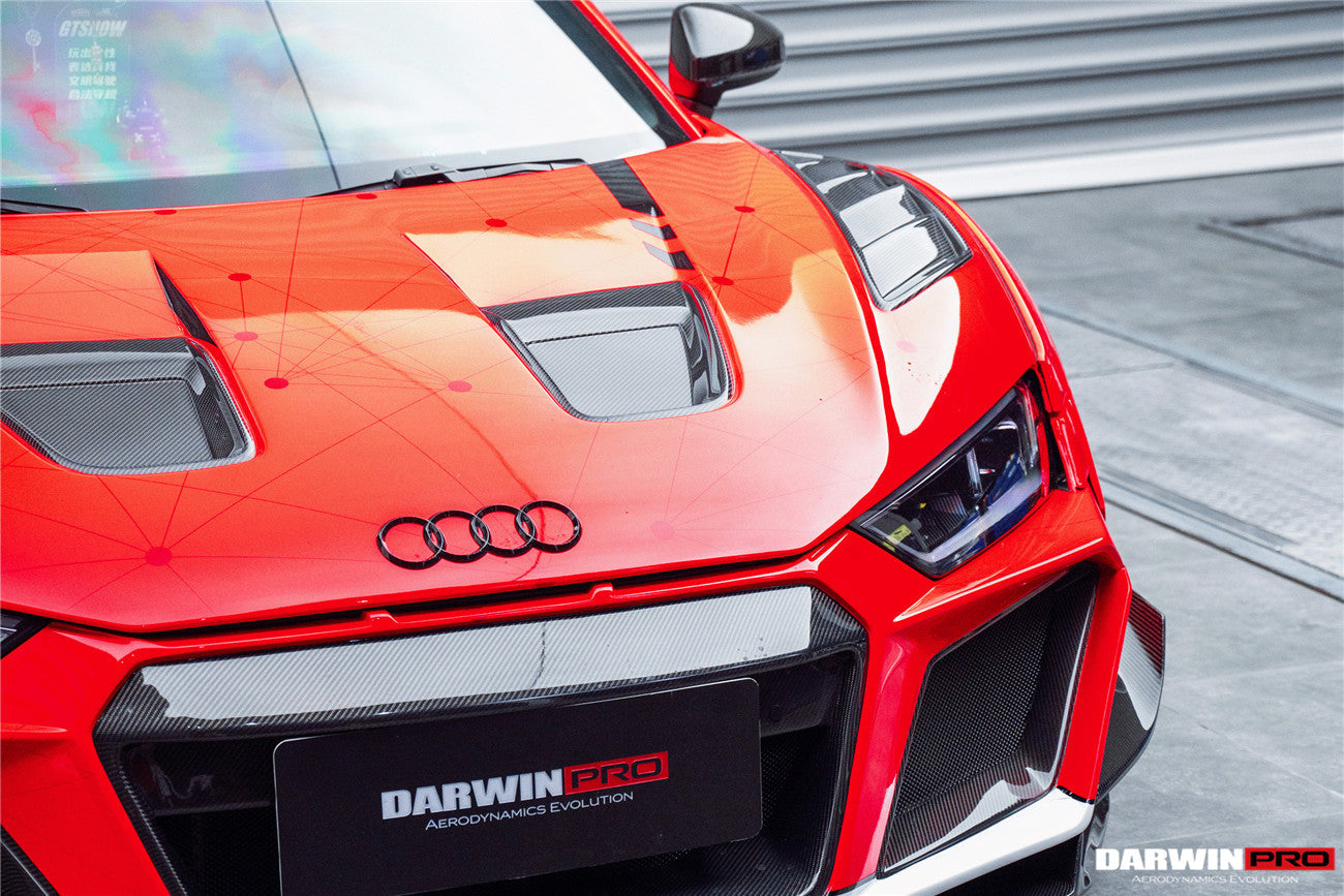 DARWINPRO - AUDI R8 COUPE / SPYDER 2016 - 23 IMPII CARBON FIBRE HOOD BONNET - Aero Carbon UK