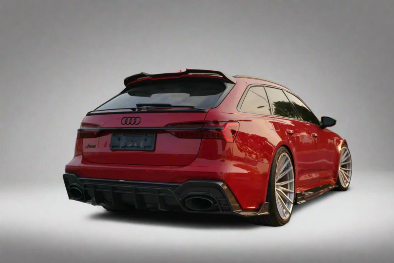 AULENA - AUDI RS6 C8 CARBON FIBER REAR ROOF SPOILER - Aero Carbon UK