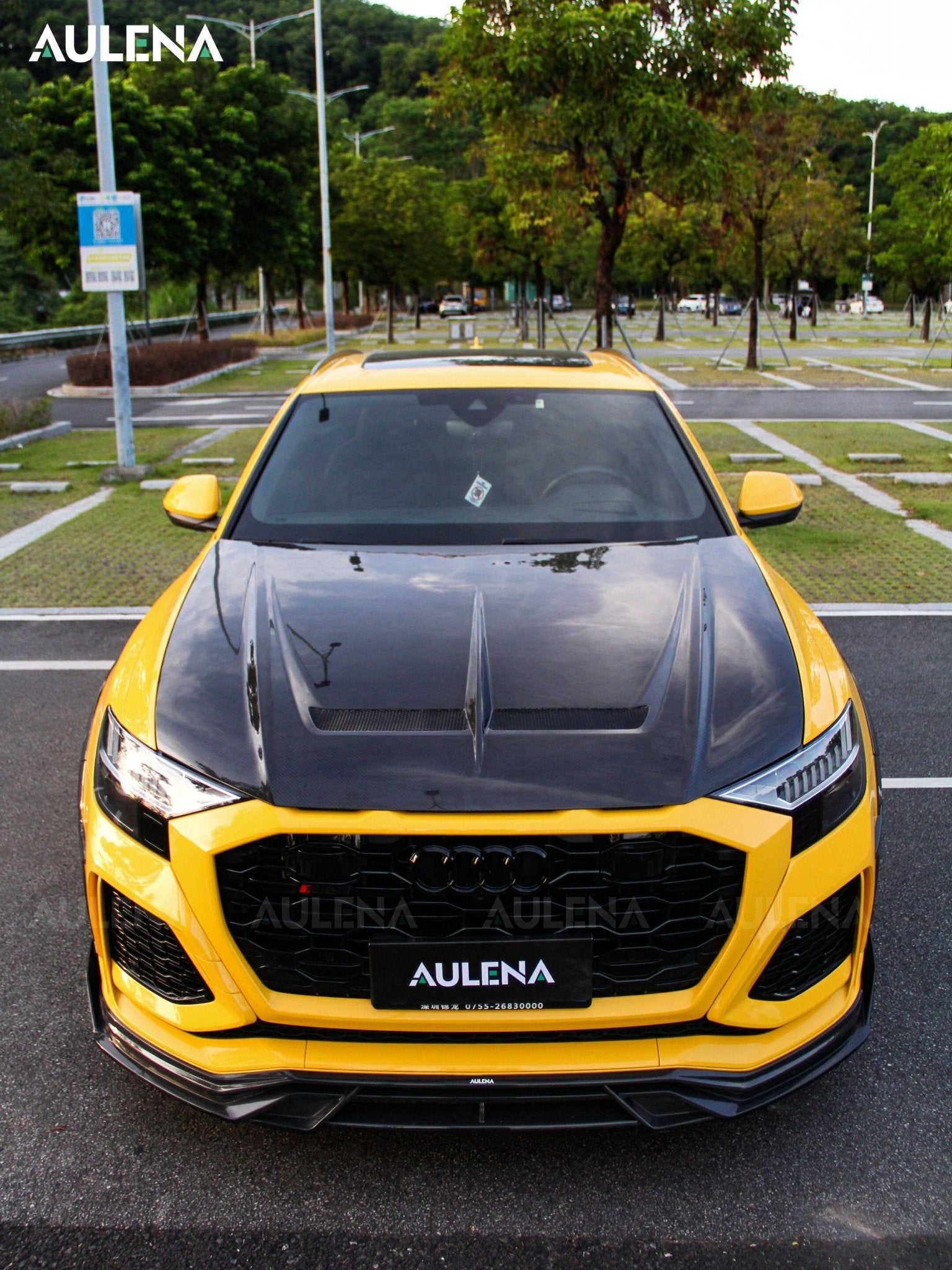 AULENA - AUDI RSQ8 PRE-LCI DRY CARBON FIBRE BONNET / HOOD - Aero Carbon UK