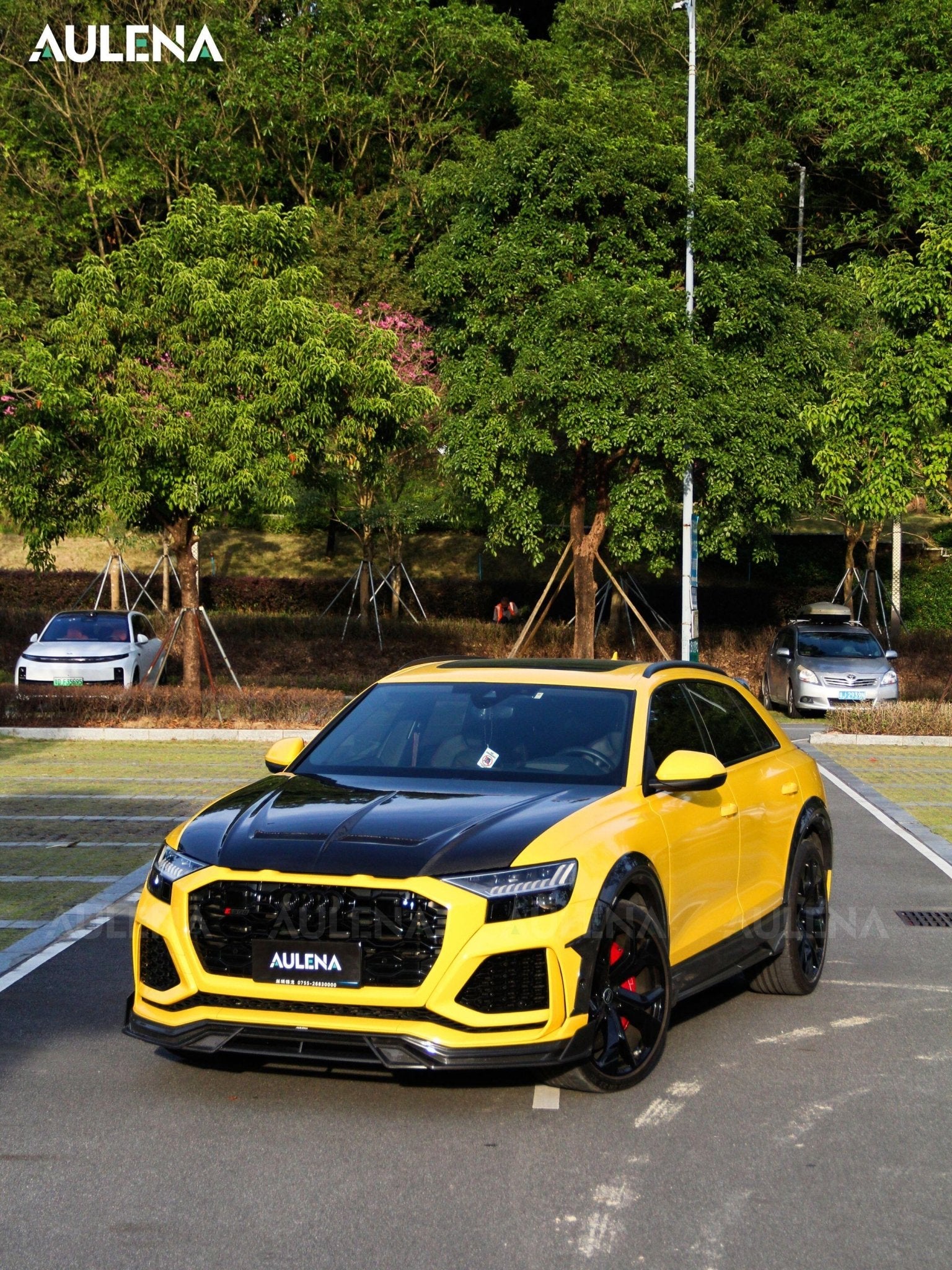 AULENA - AUDI RSQ8 PRE-LCI DRY CARBON FIBRE BONNET / HOOD - Aero Carbon UK