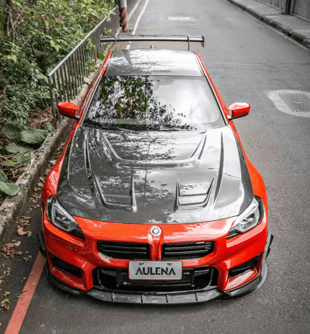 AULENA - BMW M2 G87 DRY CARBON FIBRE FRONT HOOD BONNET - Aero Carbon UK
