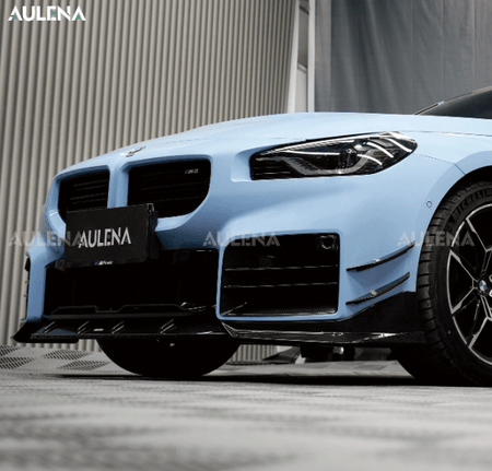 AULENA - BMW M2 G87 DRY CARBON FIBRE FRONT LIP SPLITTER - Aero Carbon UK