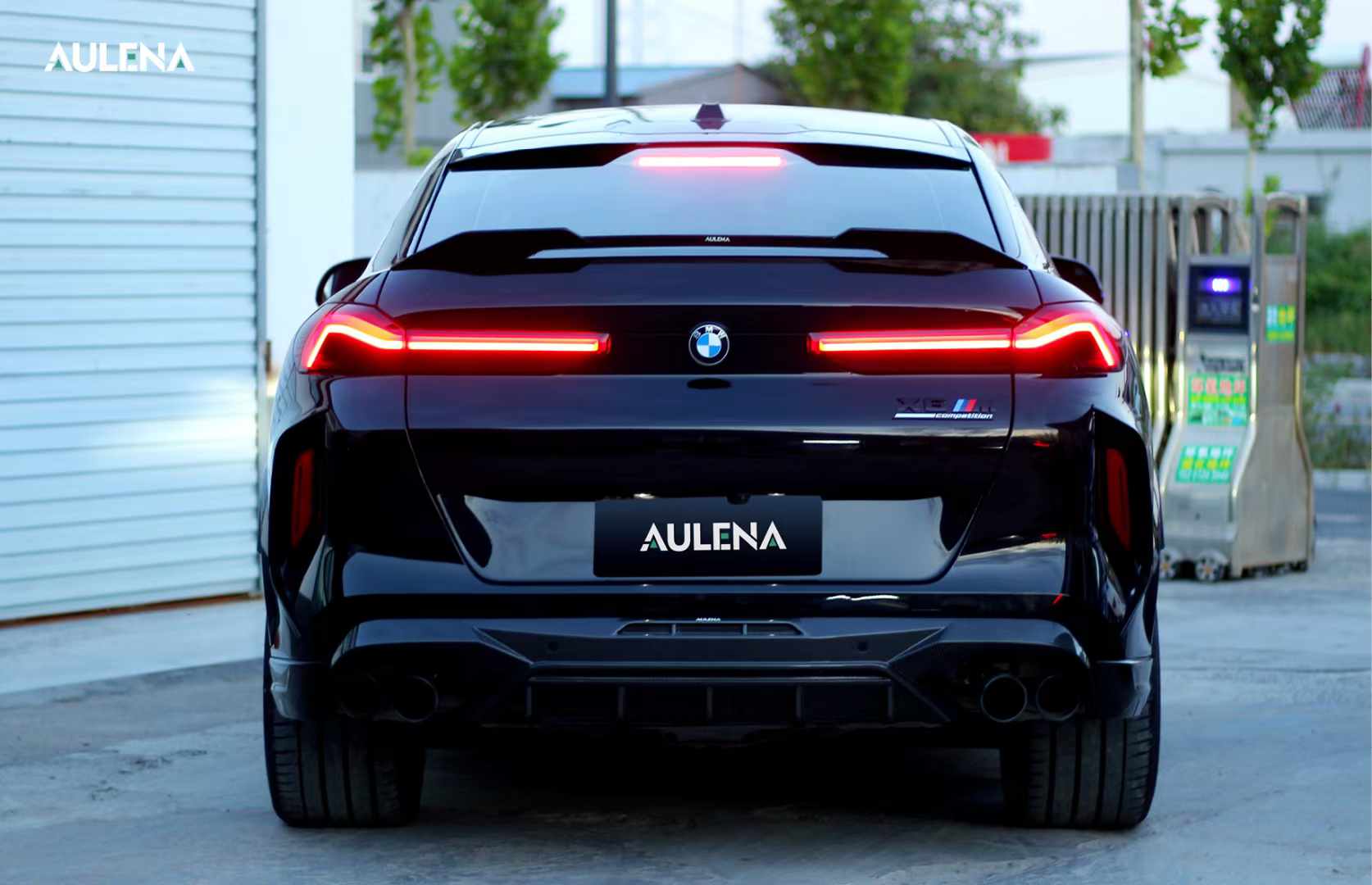 AULENA - BMW X6M F96 LCI DRY CARBON FIBRE REAR DIFFUSER - Aero Carbon UK