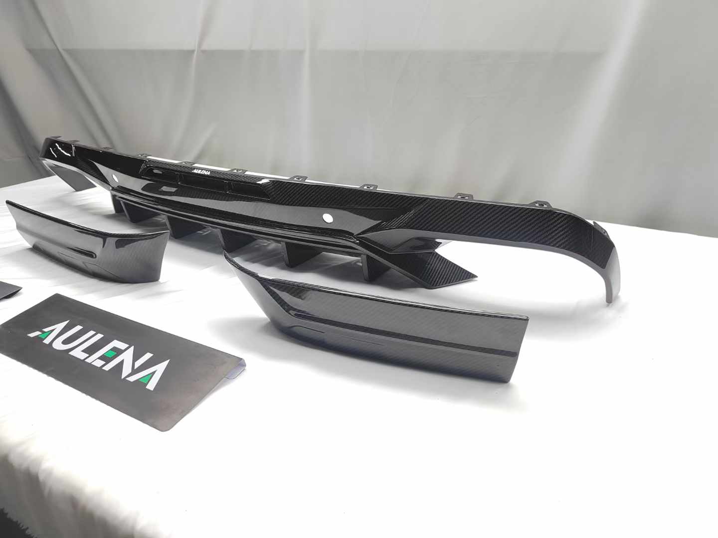 AULENA - BMW X6M F96 LCI DRY CARBON FIBRE REAR DIFFUSER - Aero Carbon UK