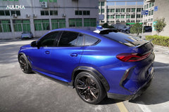 AULENA - BMW X6M F96 LCI DRY CARBON FIBRE SIDE SKIRTS - Aero Carbon UK