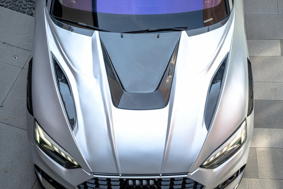 BCTXE - AUDI A5 / S5 / RS5 B9.5 2020+ CARBON FIBRE HOOD BONNET - Aero Carbon UK