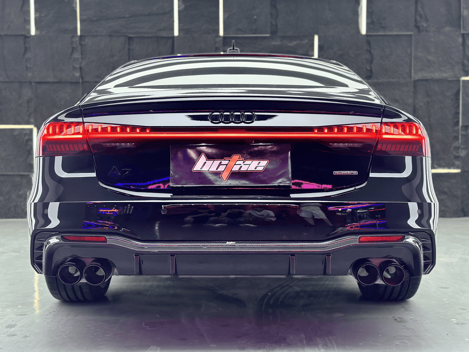 BCTXE - AUDI A7 C8 DRY CARBON REAR DIFFUSER - Aero Carbon UK