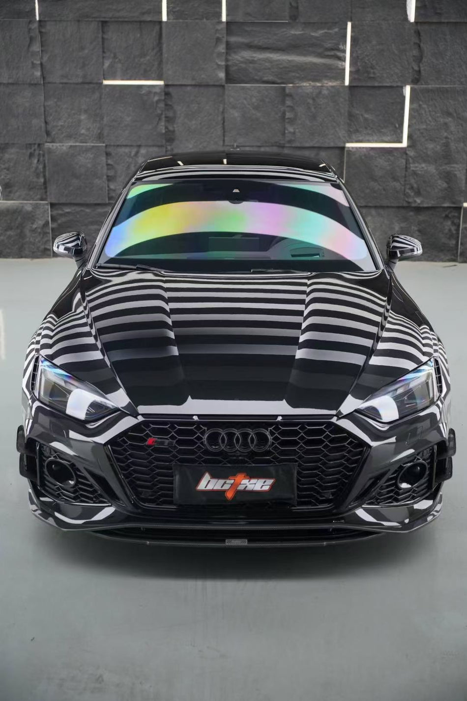 BCTXE - AUDI RS5 B9.5 DRY CARBON FIBER FRONT LIP - Aero Carbon UK