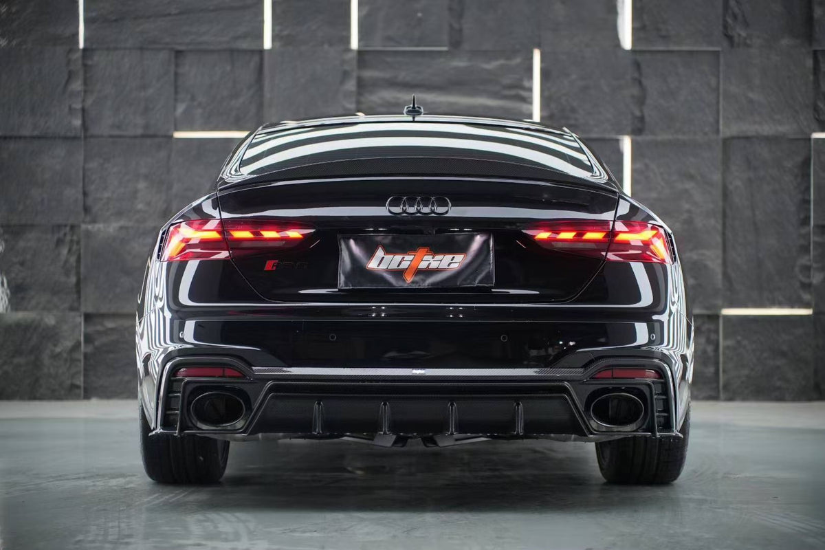 BCTXE - AUDI RS5 B9.5 DRY CARBON FIBER REAR DIFFUSER - Aero Carbon UK