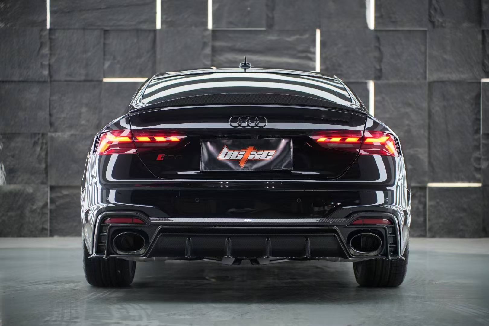 BCTXE - AUDI RS5 B9.5 DRY CARBON FIBER REAR DIFFUSER - Aero Carbon UK
