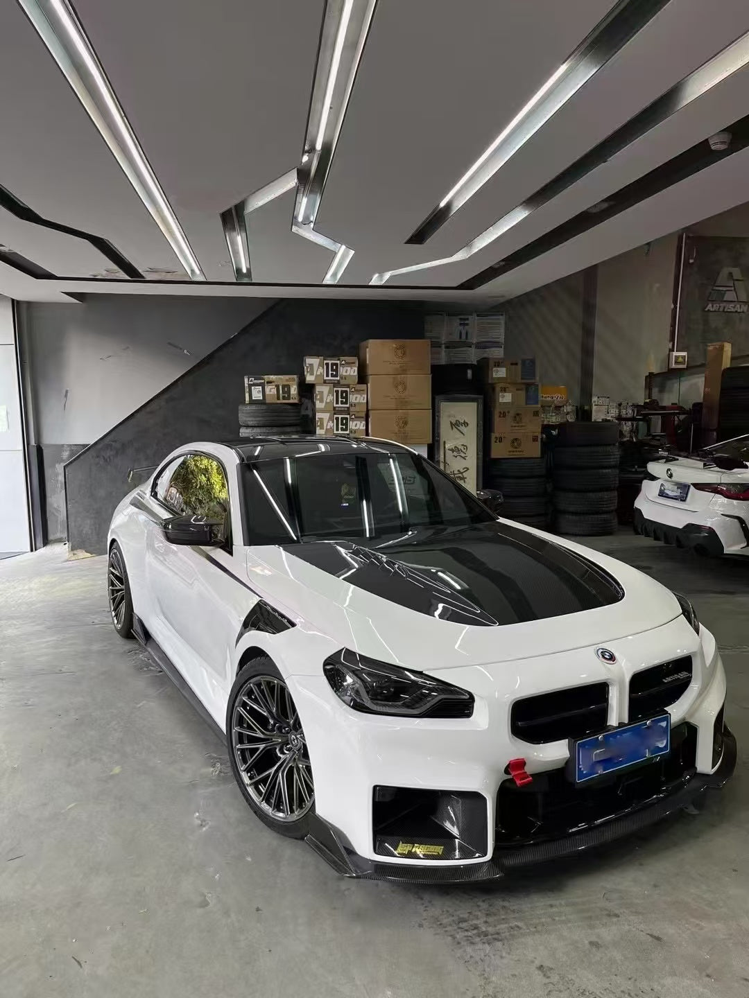 BCTXE - BMW M2 G87 DRY CARBON FIBER HOOD BONNET - Aero Carbon UK