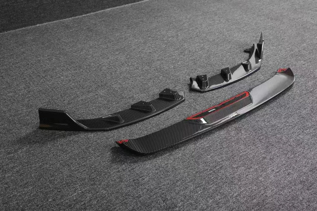 BCTXE - BMW M2 G87 DRY CARBON FIBRE FRONT LIP - Aero Carbon UK