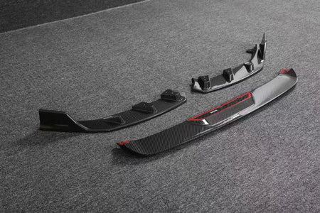 BCTXE - BMW M2 G87 DRY CARBON FIBRE FRONT LIP - Aero Carbon UK