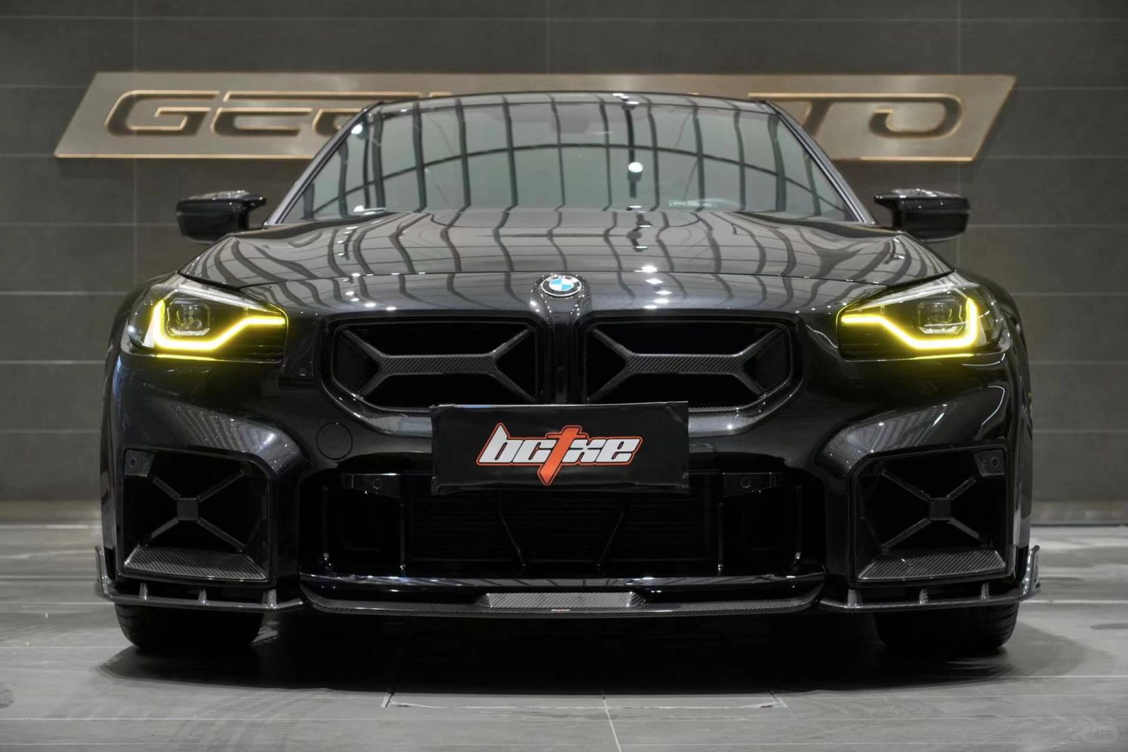 BCTXE - BMW M2 G87 DRY CARBON FIBRE FRONT LIP - Aero Carbon UK