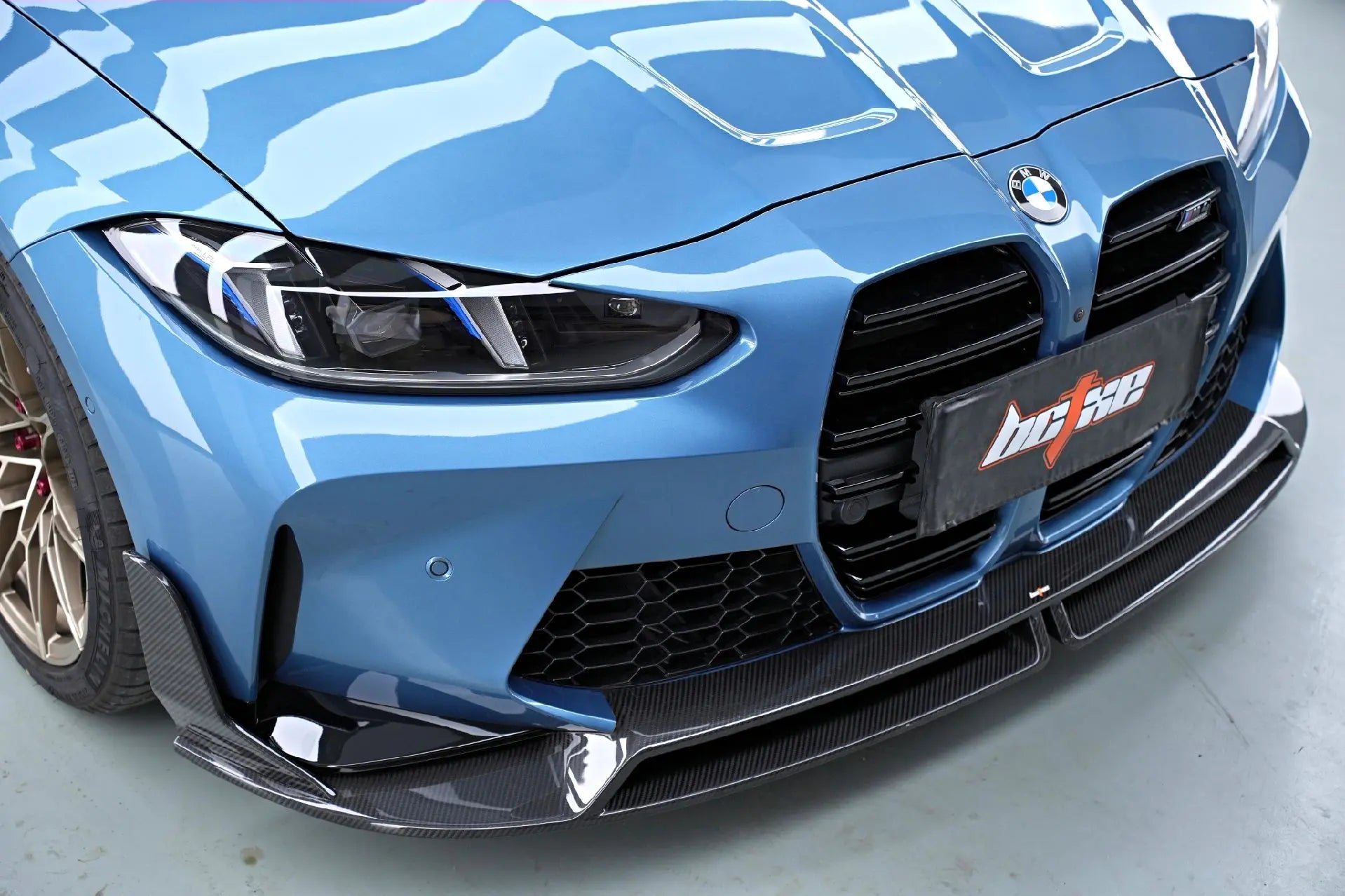 BCTXE - BMW M3 G80 / M4 G82 DRY CARBON FIBRE FRONT LIP - Aero Carbon UK