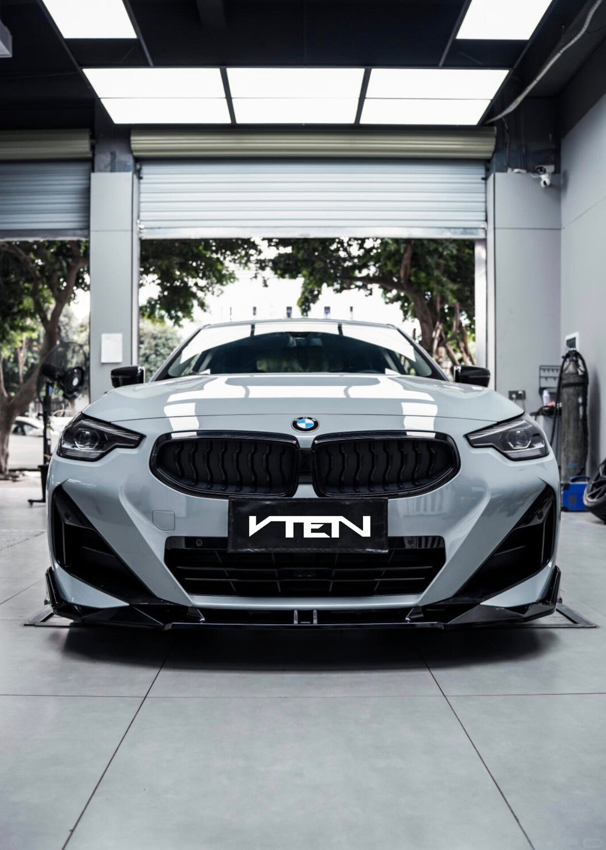 VTEN - BMW 2 SERIES G42 / M240I 2022+ PP GLOSS BLACK FULL BODY KIT BUNDLE - Aero Carbon UK