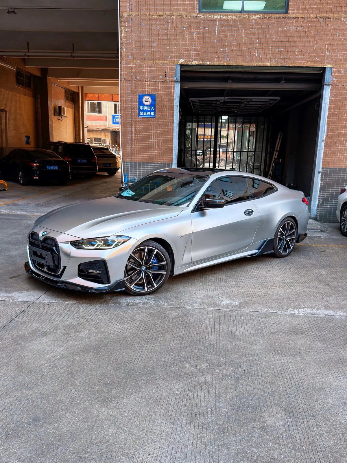 VTEN - BMW 4 SERIES G22 PP GLOSS BLACK FULL BODY KIT BUNDLE - Aero Carbon UK