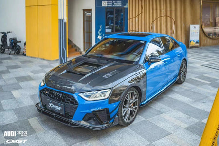 CMST - AUDI A4 / S4 B9 B9.5 CARBON FIBRE SIDE SKIRTS - Aero Carbon UK