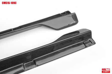 CMST - AUDI A4 / S4 B9 B9.5 CARBON FIBRE SIDE SKIRTS - Aero Carbon UK