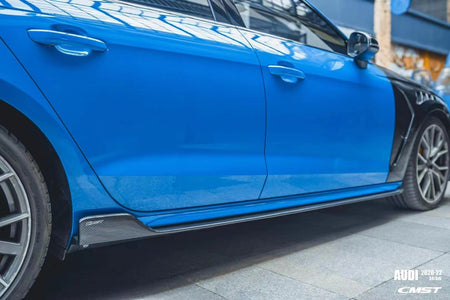 CMST - AUDI A4 / S4 B9 B9.5 CARBON FIBRE SIDE SKIRTS - Aero Carbon UK