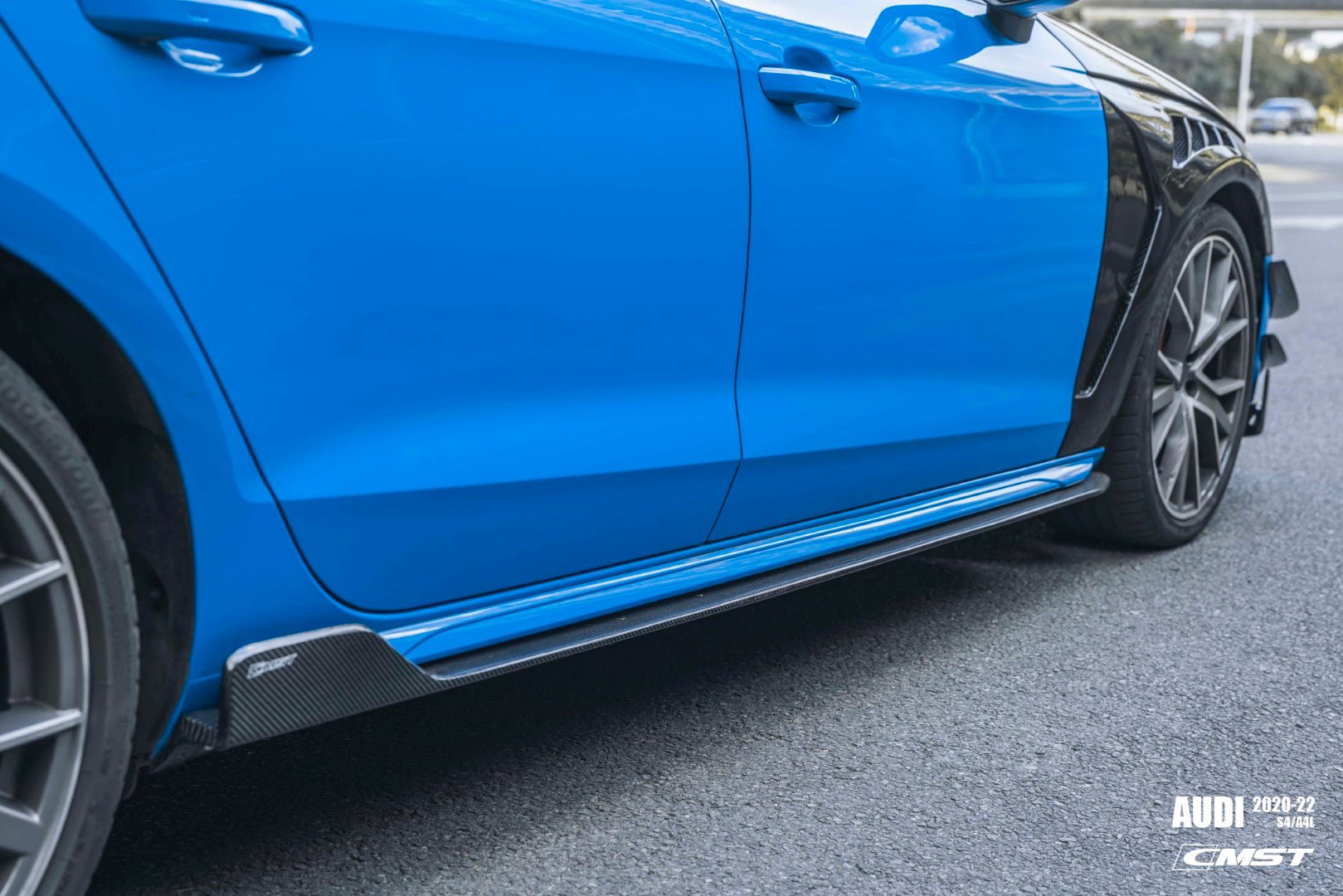 CMST - AUDI A4 / S4 B9 B9.5 CARBON FIBRE SIDE SKIRTS - Aero Carbon UK