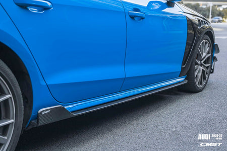 CMST - AUDI A4 / S4 B9 B9.5 CARBON FIBRE SIDE SKIRTS - Aero Carbon UK