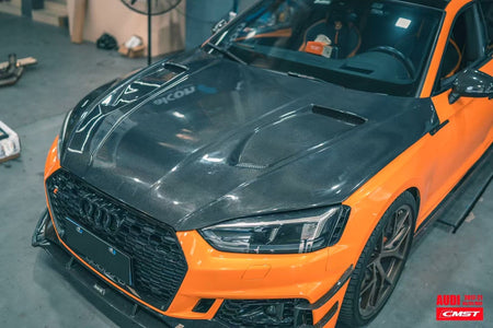CMST - AUDI A5 S5 RS5 B9 B9.5 CARBON FIBRE BONNET HOOD V1 - Aero Carbon UK