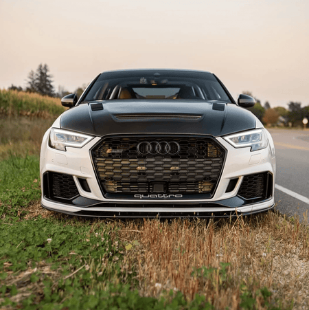 CMST - AUDI RS3 S3 A3 8V CARBON FIBRE BONNET HOOD V2 - Aero Carbon UK