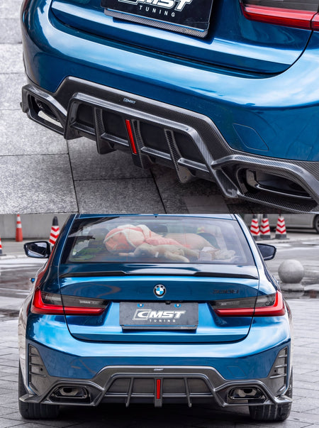 CMST - BMW 3 SERIES G20 LCI DRY CARBON FIBRE FULL BODY KIT BUNDLE - Aero Carbon UK