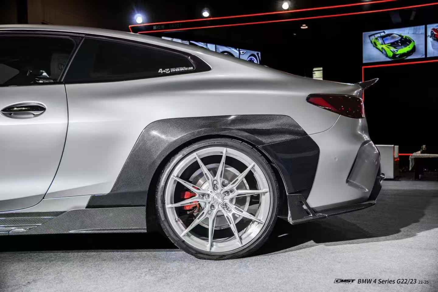 CMST - BMW 4 SERIES G22 COUPE CARBON FIBER REAR WHEEL ARCHES - Aero Carbon UK