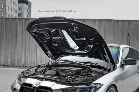 CMST - BMW 4 SERIES G22 FRP/ CARBON FIBER FRONT BUMPER AND HOOD BONNET CONVERSION UPGRADE KIT - Aero Carbon UK