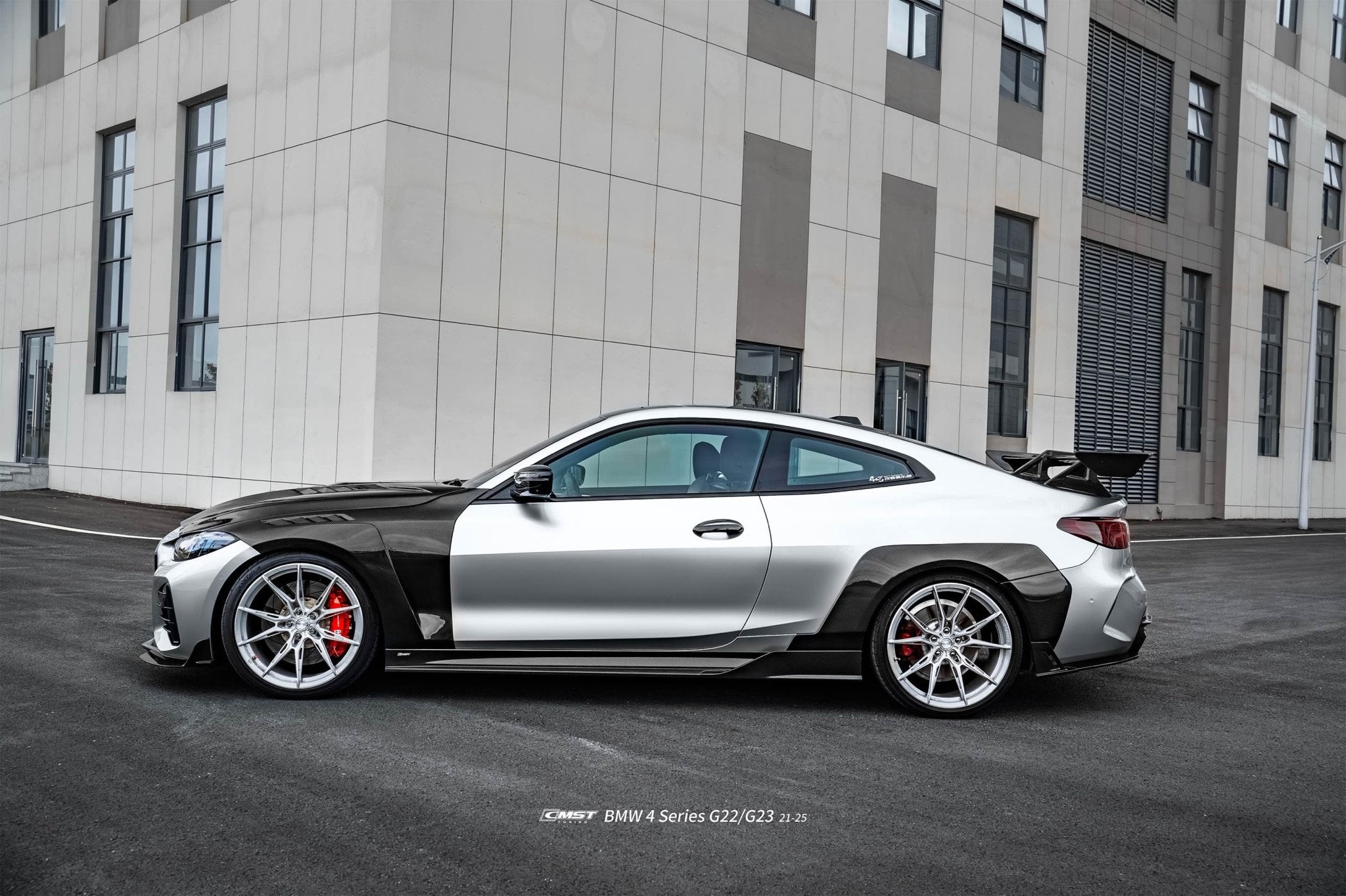 CMST - BMW 4 SERIES G22 / G23 DRY CARBON SIDE SKIRTS - Aero Carbon UK