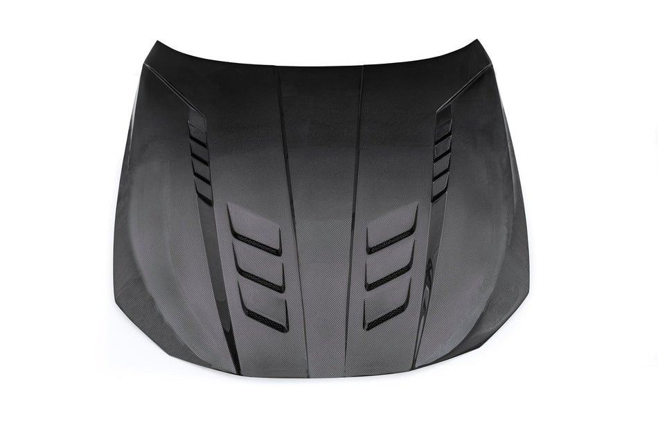 CMST - BMW M2 G87 / 2 SERIES G42 DRY CARBON FIBRE VENTED HOOD BONNET V2 - Aero Carbon UK