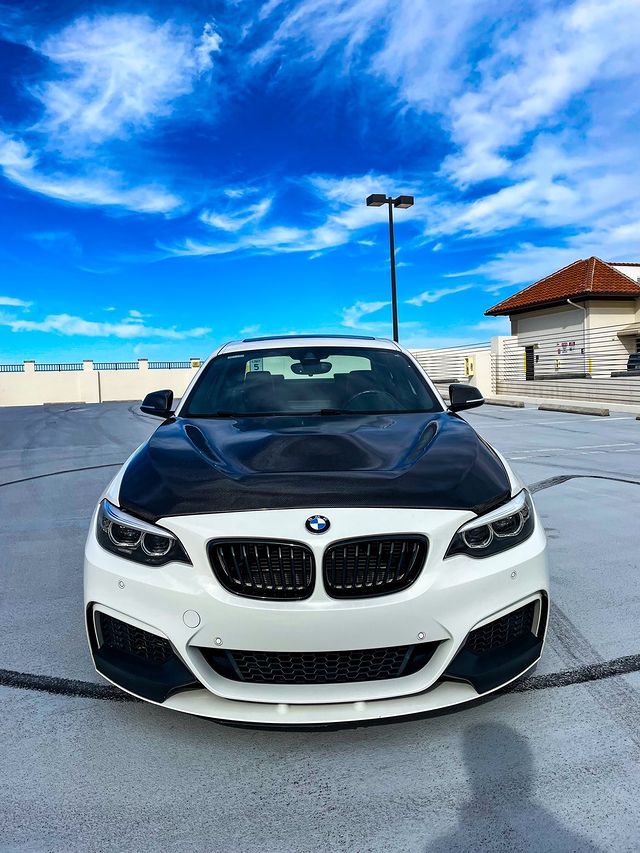 CMST - BMW M2 / M2C F87 CARBON FIBRE BONNET HOOD V2 - Aero Carbon UK