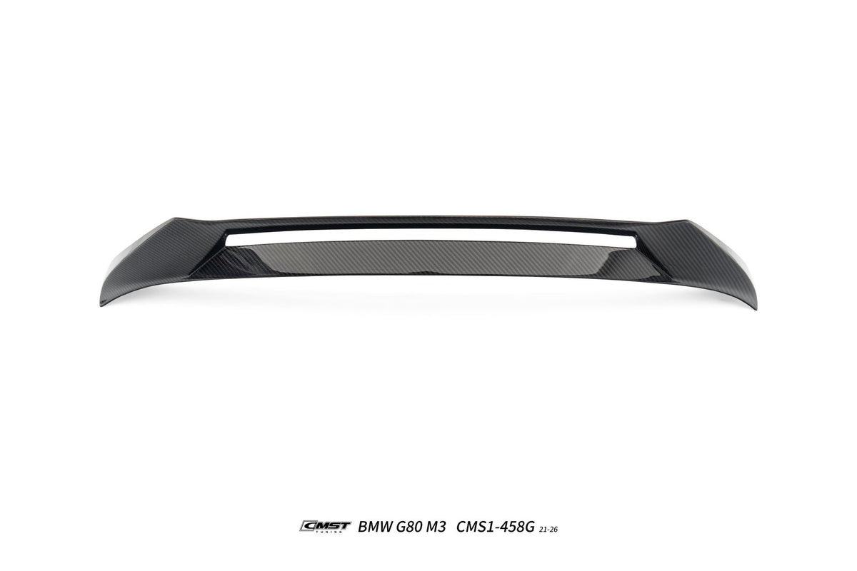 CMST - BMW M3 G80 DRY CARBON FIBER REAR BOOT TRUNK DUCKTAIL SPOILER - Aero Carbon UK