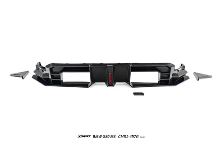 CMST - BMW M3 G80 DRY CARBON FIBER REAR LED DIFFUSER V2 - Aero Carbon UK