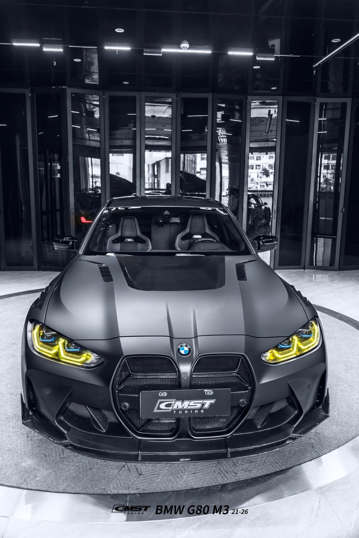 CMST - BMW M3 G80 / M4 G82 CARBON FIBER HOOD BONNET V4 - Aero Carbon UK