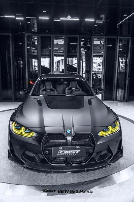 CMST - BMW M3 G80 / M4 G82 CARBON FIBER HOOD BONNET V4 - Aero Carbon UK