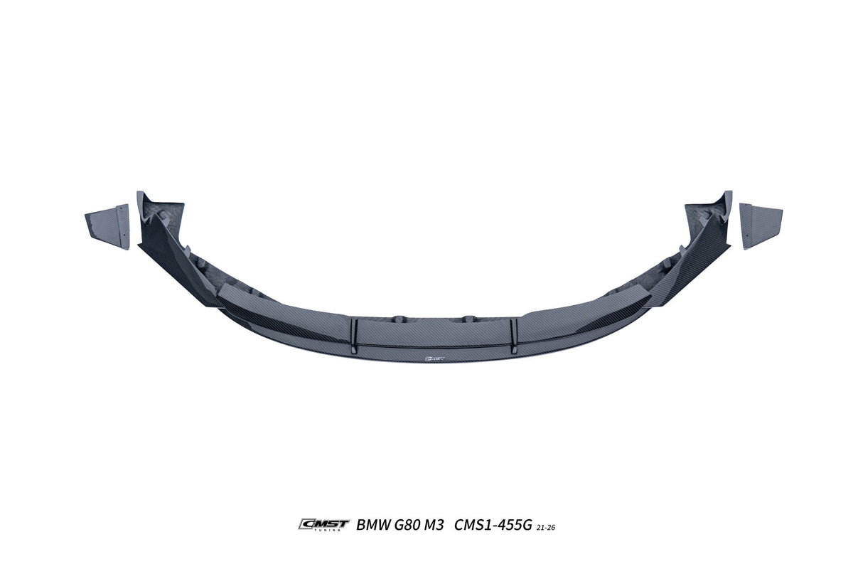 CMST - BMW M3 G80 /M4 G82 DRY CARBON FIBER FRONT LIP V3 - Aero Carbon UK